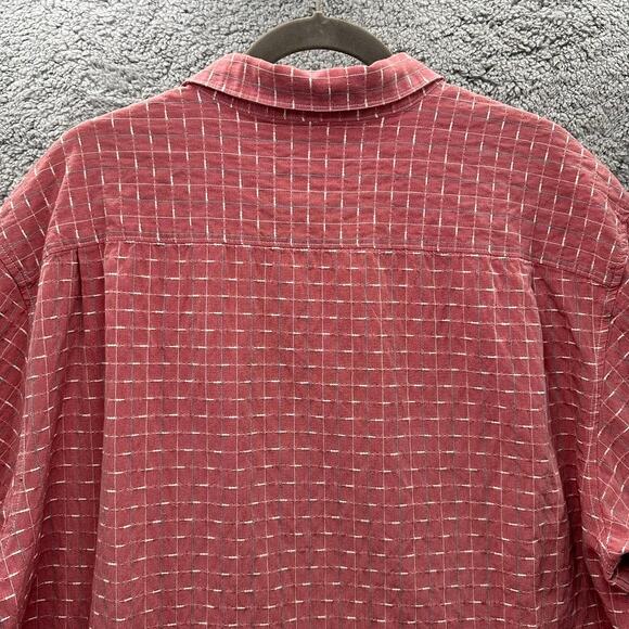 Tommy Bahama 2XL Original Fit Casual Button Up Short Sleeved Shirt Pink Vacation - Picture 10 of 10